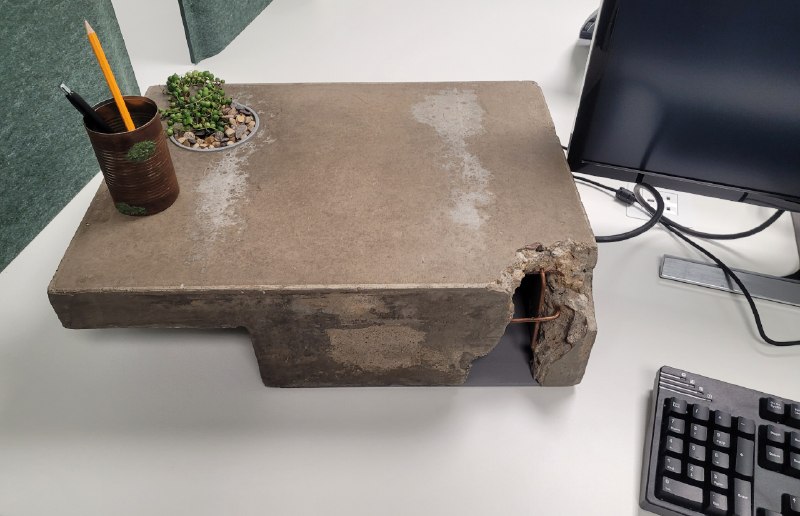 Concrete Laptop Stand