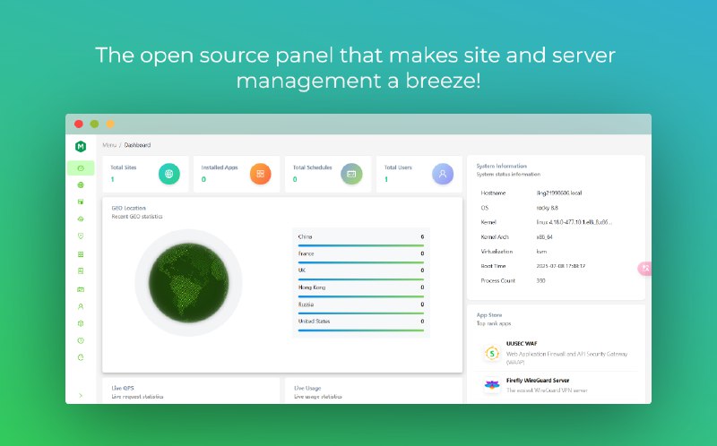 GitHub - Safe3/openresty-manager: Modern, secure, and elegant server control panel, alternative to OpenResty Edge and Nginx Proxy…
