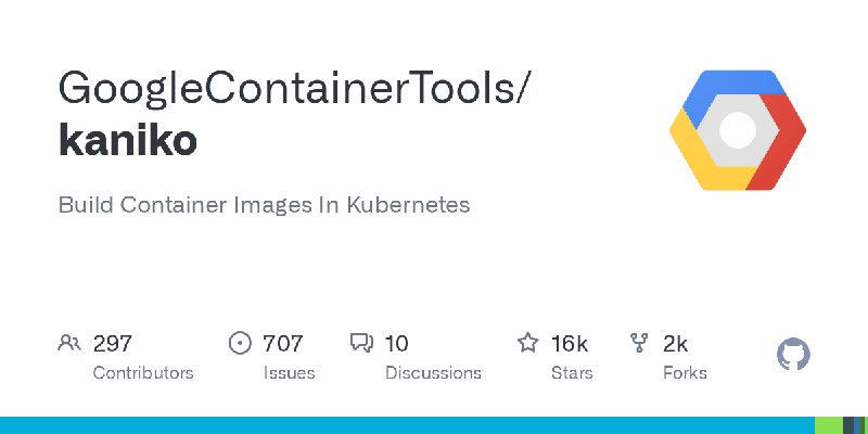 GitHub - GoogleContainerTools/kaniko: Build Container Images In Kubernetes