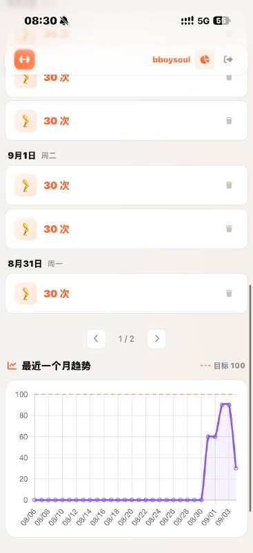 深蹲第五天今天腿可以爬楼梯了